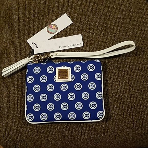 Dooney & Bourke Handbags - NWT Dooney and Bourke Chicago cubs wristlet